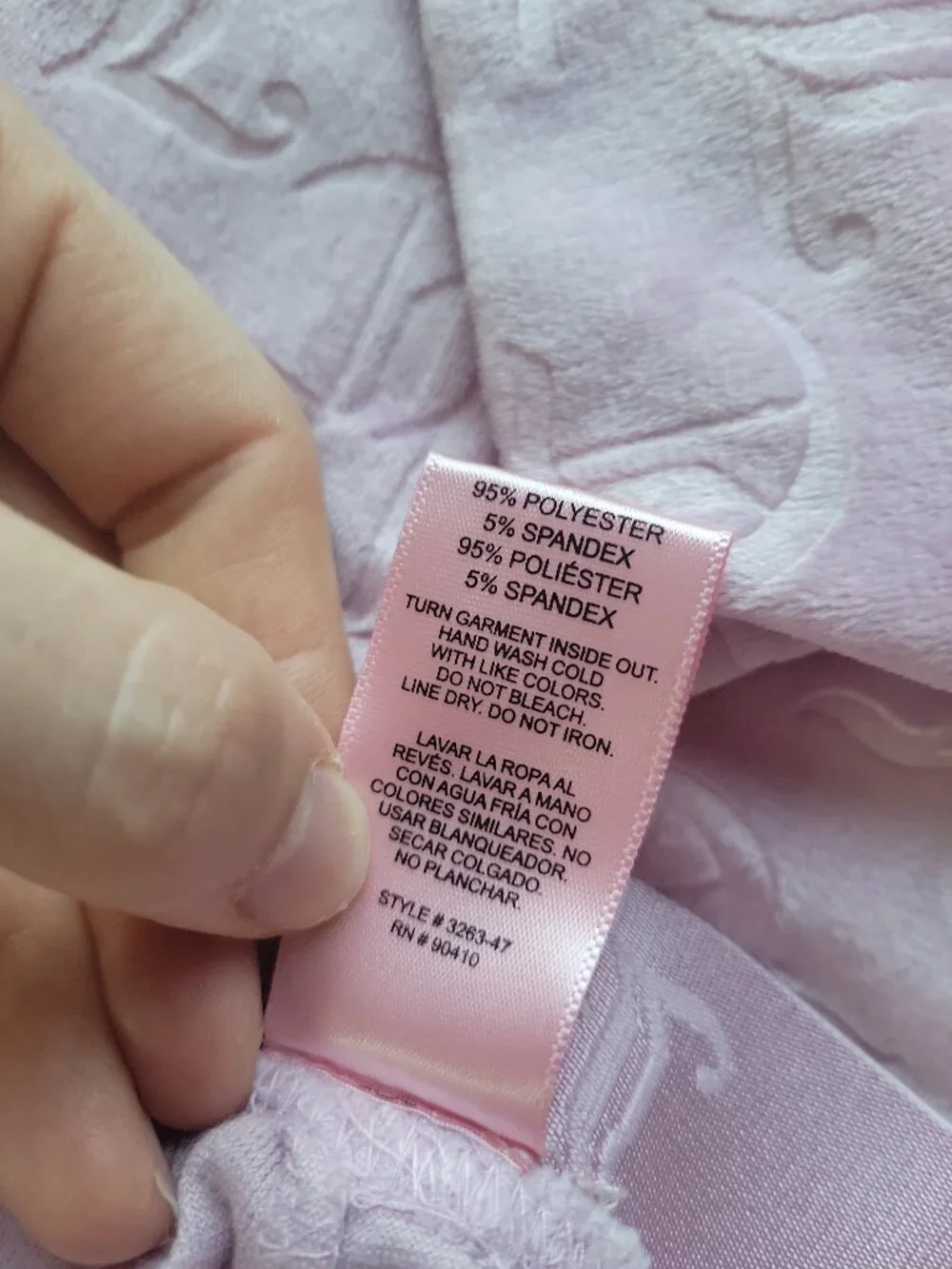 Juicy Couture NWT Light Pink 2-Piece Velour Loungewear Set Women's Size M